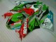 2009-2012 Red Green Motocard Kawasaki ZX6R Replacement Motorcycle Fairings