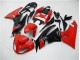 Abs 2009-2012 Red Black Kawasaki ZX6R Bike Fairings