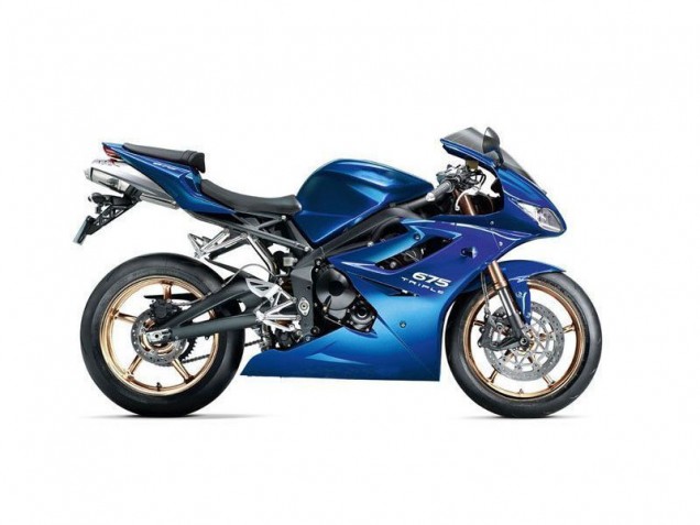 2009-2012 Blue Triumph Daytona 675 Triple Replacement Motorcycle Fairings 2009-2012 Blue Triumph Daytona 675 Triple Replacement Motorcycle Fairings