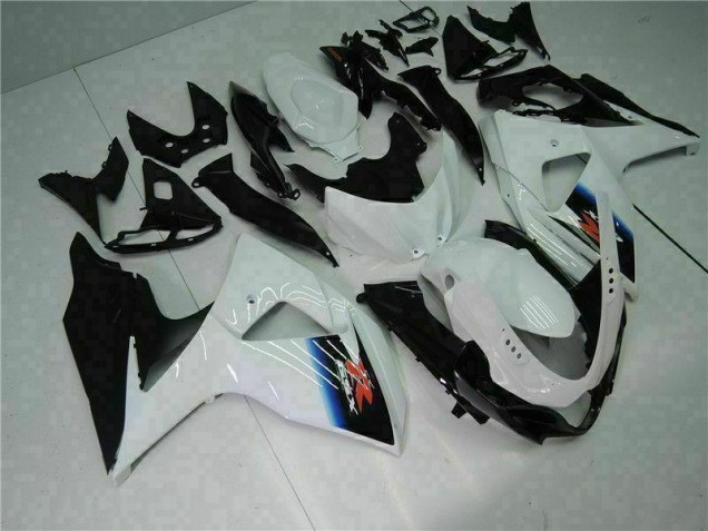 Abs 2009-2016 White Black Suzuki GSXR1000 Motor Bike Fairings