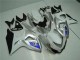 2009-2016 Silver White Suzuki GSXR1000 Motorcycle Bodywork