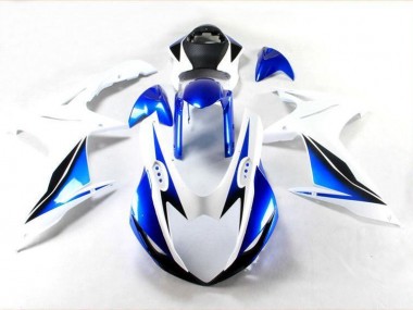 Abs 2011-2021 Blue White Suzuki GSXR 600/750 Motorbike Fairings