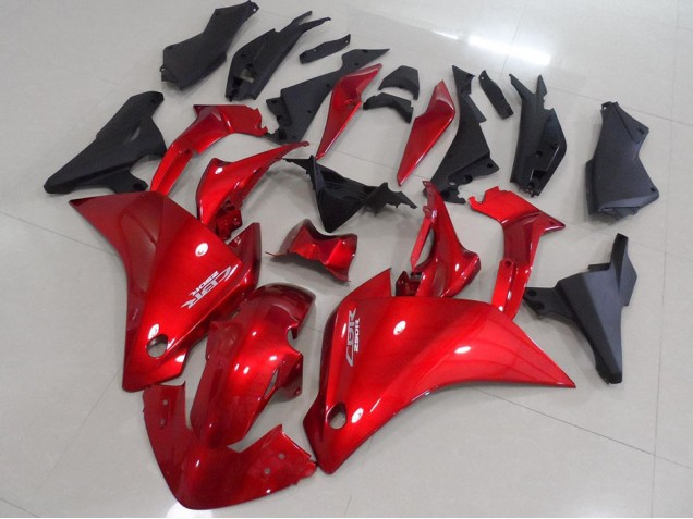 2011-2013 Red Matte Black Honda CBR250RR Motorcyle Fairings 2011-2013 Red Matte Black Honda CBR250RR Motorcyle Fairings