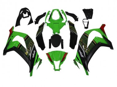 Abs 2011-2015 Green Black Kawasaki ZX10R Bike Fairing