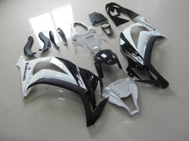 Abs 2011-2015 White Black Kawasaki ZX10R Motorbike Fairings