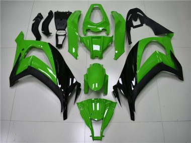 Abs 2011-2015 Green Black Kawasaki ZX10R Replacement Fairings