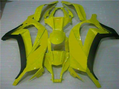 Abs 2011-2015 Yellow Kawasaki ZX10R Motorcycle Fairings Kit