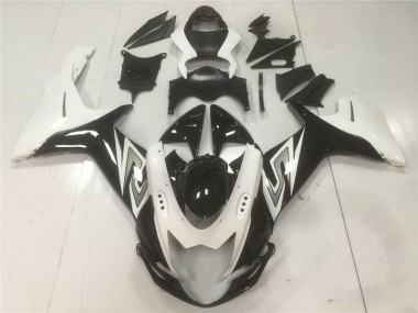2011-2021 Black White Suzuki GSXR 600/750 Motorcycle Fairings Kits
