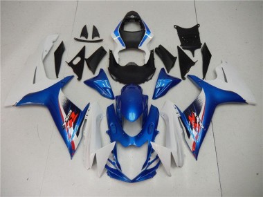 Abs 2011-2021 Blue White Suzuki GSXR 600/750 Motorcycle Replacement Fairings