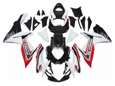 Abs 2011-2021 White Red Black Suzuki GSXR 600/750 Motorcycle Fairing Kit