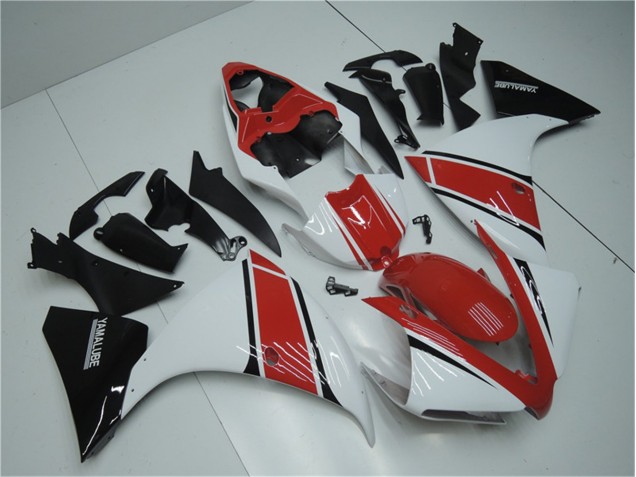 2012-2014 White Red Black Yamaha YZF R1 Motorcylce Fairings 2012-2014 White Red Black Yamaha YZF R1 Motorcylce Fairings