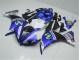 2012-2014 Blue White Black Yamaha YZF R1 Motorcycle Replacement Fairings 2012-2014 Blue White Black Yamaha YZF R1 Motorcycle Replacement Fairings