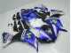 2012-2014 Blue White Black Yamaha YZF R1 Motorcycle Replacement Fairings 2012-2014 Blue White Black Yamaha YZF R1 Motorcycle Replacement Fairings