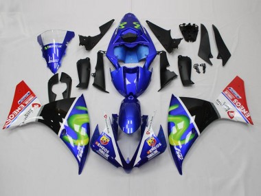 ABS 2012-2014 Blue White Black Red Yamaha YZF R1 Motorcycle Fairing Kits & Plastic Bodywork MF2074