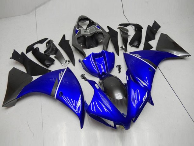 Abs 2012-2014 Black Blue Yamaha YZF R1 Bike Fairing Kit