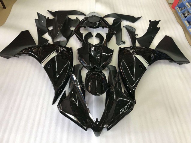2012-2014 Glossy Black Yamaha YZF R1 Motorcycle Bodywork 2012-2014 Glossy Black Yamaha YZF R1 Motorcycle Bodywork