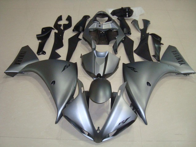 2012-2014 Grey Yamaha YZF R1 Motorcycle Replacement Fairings 2012-2014 Grey Yamaha YZF R1 Motorcycle Replacement Fairings