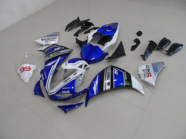 2012-2014 Blue White Yamaha YZF R1 Bike Fairing 2012-2014 Blue White Yamaha YZF R1 Bike Fairing