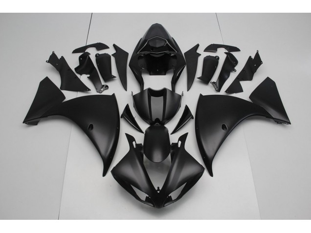 Abs 2012-2014 Matte Black Yamaha YZF R1 Replacement Motorcycle Fairings