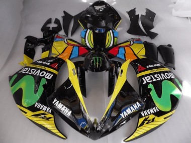 Abs 2012-2014 Rossi Moviestar Yamaha YZF R1 Bike Fairing