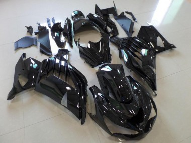 Abs 2012-2021 Glossy Black Kawasaki ZX14R ZZR1400 Motorbike Fairing Kits
