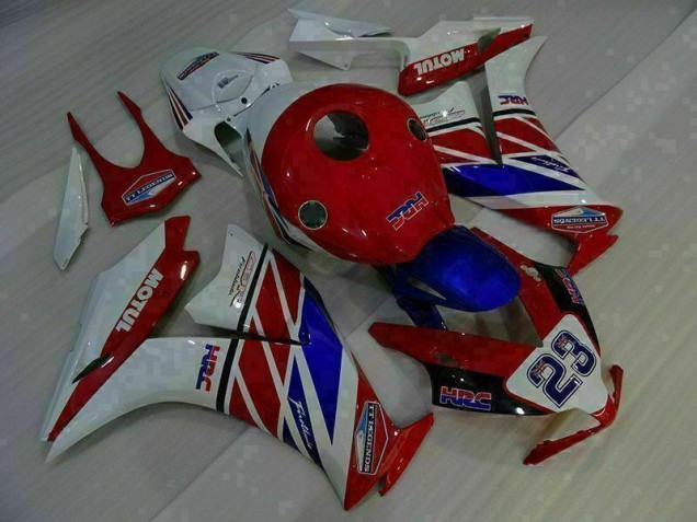 2012-2016 Red White Blue 23 Honda CBR1000RR Bike Fairing Kit