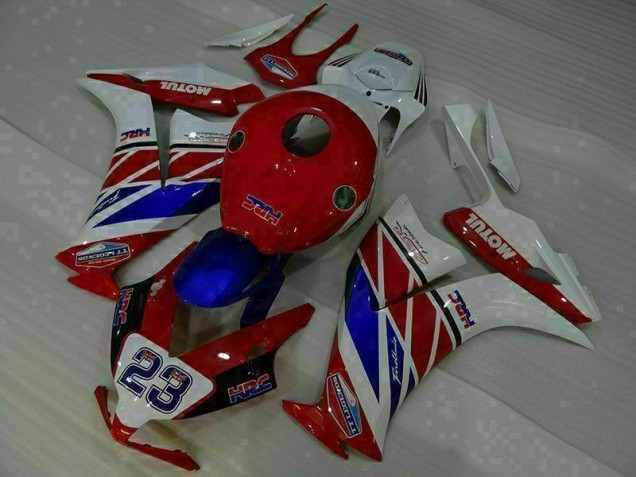 2012-2016 Red White Blue 23 Honda CBR1000RR Bike Fairing Kit