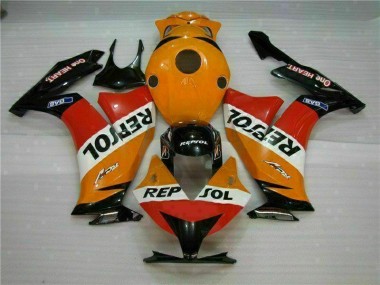 Abs 2012-2016 Orange Black Repsol Honda CBR1000RR Motorcyle Fairings