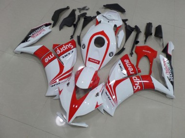 Abs 2012-2016 Red and White Supreme Honda CBR1000RR Motorbike Fairing
