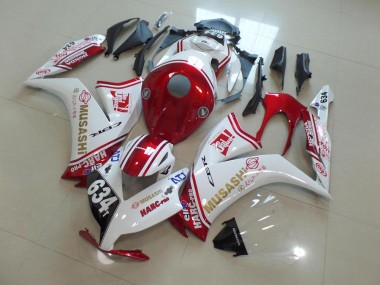 Abs 2012-2016 Red Musashi Honda CBR1000RR Bike Fairing