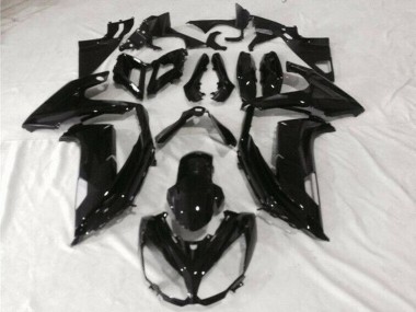 Abs 2012-2016 Glossy Black Kawasaki EX650 Motor Bike Fairings