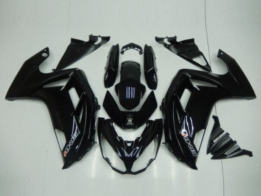 Abs 2012-2016 Glossy Black Kawasaki EX650 Motorcycle Fairings Kit