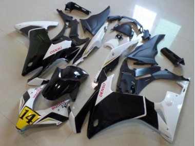 Abs 2013-2015 Black White Denso Rizoma 14 Honda CBR500RR Bike Fairings