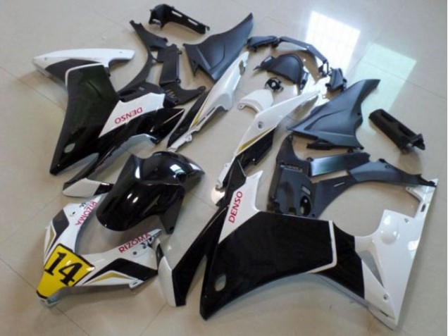 2013-2015 Black White Denso Rizoma 14 Honda CBR500RR Bike Fairings 2013-2015 Black White Denso Rizoma 14 Honda CBR500RR Bike Fairings