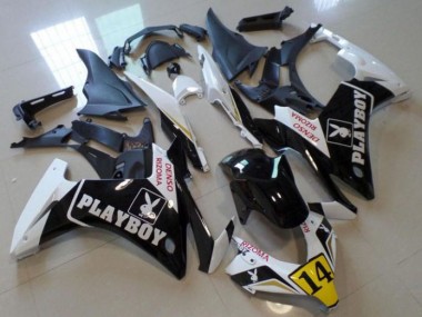 Abs 2013-2015 Black Playboy 14 Honda CBR500RR Motorbike Fairing