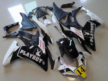 2013-2015 Black Playboy 14 Honda CBR500RR Motorbike Fairing