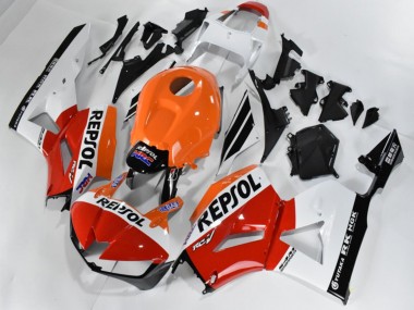 Abs 2013-2021 Red White Orange Repsol Honda CBR600RR Motorcycle Fairings Kit