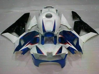 2013-2021 Blue White Honda CBR600RR Motorcycle Fairings