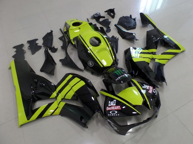 2013-2021 Green Black Honda CBR600RR Motorcylce Fairings 2013-2021 Green Black Honda CBR600RR Motorcylce Fairings