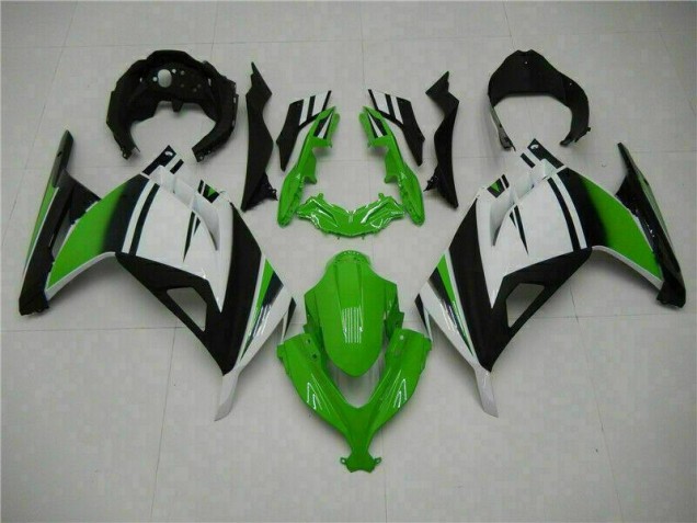 2013-2016 Green Black Silver Kawasaki EX300 Moto Fairings