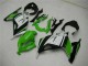 2013-2016 Green Black Silver Kawasaki EX300 Moto Fairings