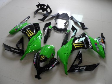 Abs 2013-2016 Green Monster Kawasaki ZX300R Motorcycle Fairing Kits