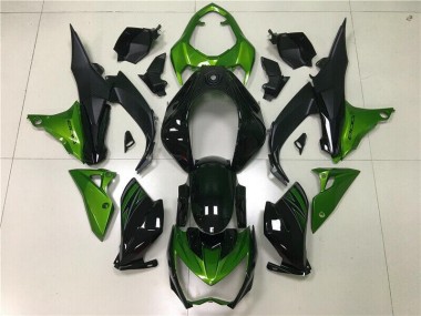 Abs 2013-2016 Green Black Kawasaki Z800 Motorbike Fairing Kits