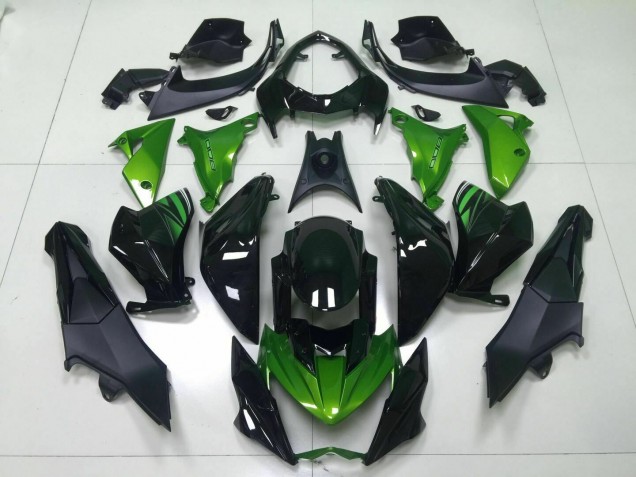 2013-2016 Green Black Kawasaki Z800 Moto Fairings 2013-2016 Green Black Kawasaki Z800 Moto Fairings