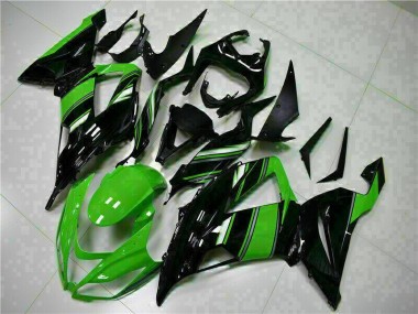 Abs 2013-2018 Black Green Kawasaki ZX6R Motor Fairings