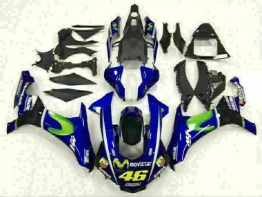 Abs 2015-2019 Blue Yamaha YZF R1 Motorcycle Fairing Kit