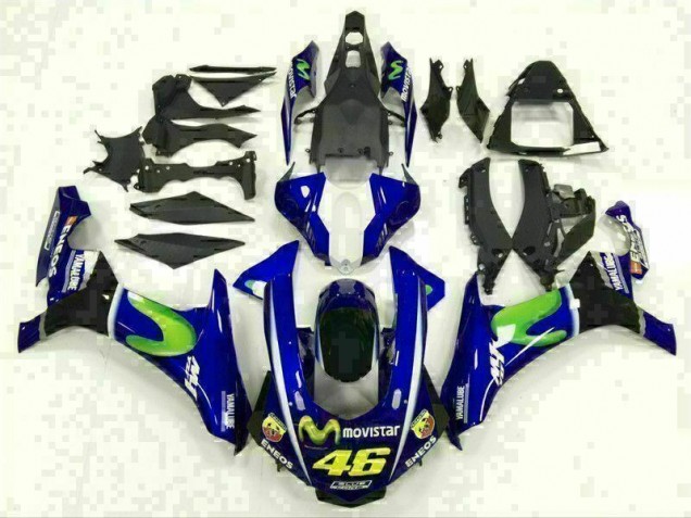 2015-2019 Blue Yamaha YZF R1 Motorcycle Fairing Kit 2015-2019 Blue Yamaha YZF R1 Motorcycle Fairing Kit