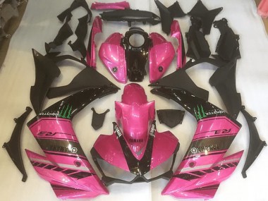 2015-2022 Pink and Black Yamaha YZF R3 Replacement Fairings