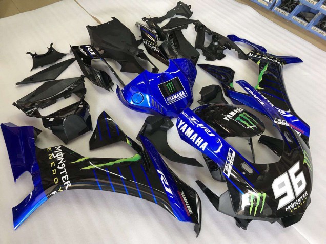 Abs 2015-2019 Monster Energy Yamaha YZF R1 Motor Bike Fairings