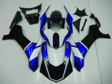 ABS 2015-2019 Black Blue Yamaha YZF R1 Motorcycle Fairing Kits & Plastic Bodywork MF2342